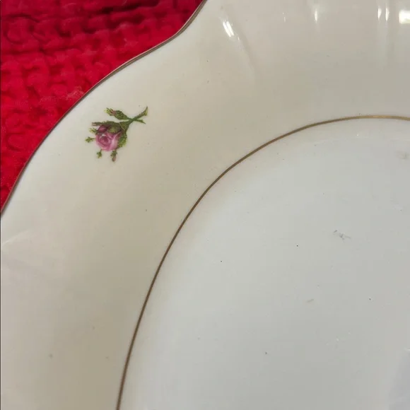 Vintage Platter Victoria Rose Pattern by Syracuse China - Picture 5 of 12